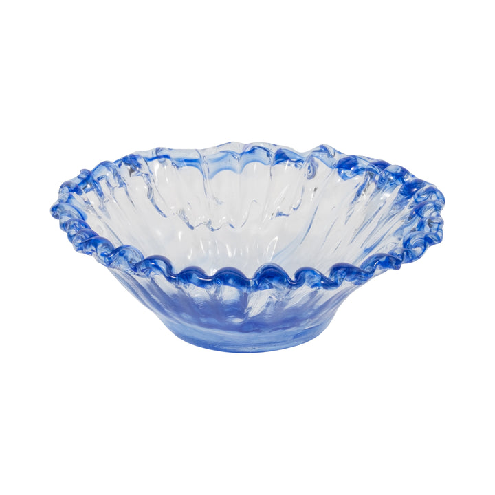 11" HARRISON LARGE BLUE BOWL