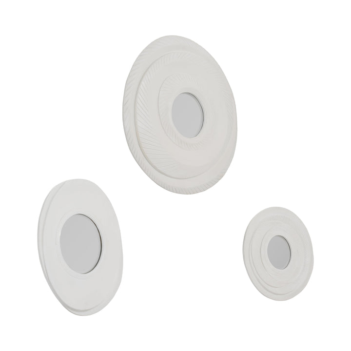 S/3 15/17/24" CRESCENDO DIMENSIONAL CONVEX MIRROR