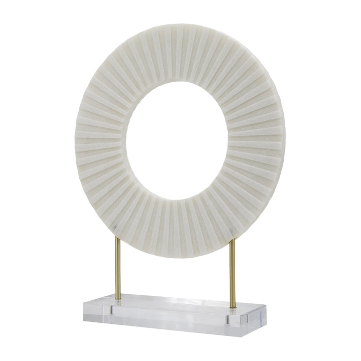 18" GABELLA STATUARY, WHITE