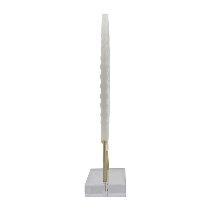 18" GABELLA STATUARY, WHITE