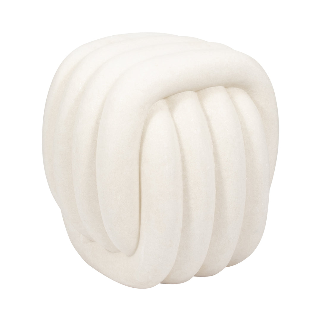 18" HUZZAH QUARTZ RESIN STOOL, WHITE