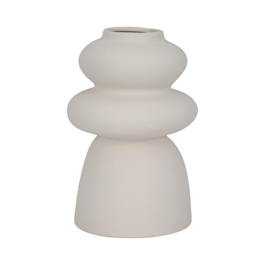 11" HIDAKA SMALL VASE, IVORY