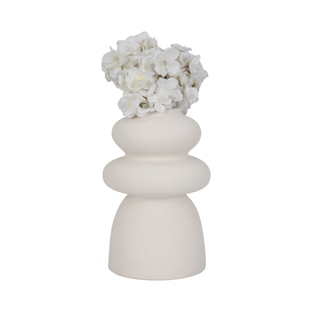 11" HIDAKA SMALL VASE, IVORY