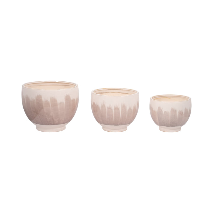 VALDIVA CERAMIC PLANTERS - SET OF 3