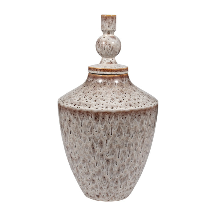 TRUMAN LARGE CERAMIC LIDDED JAR