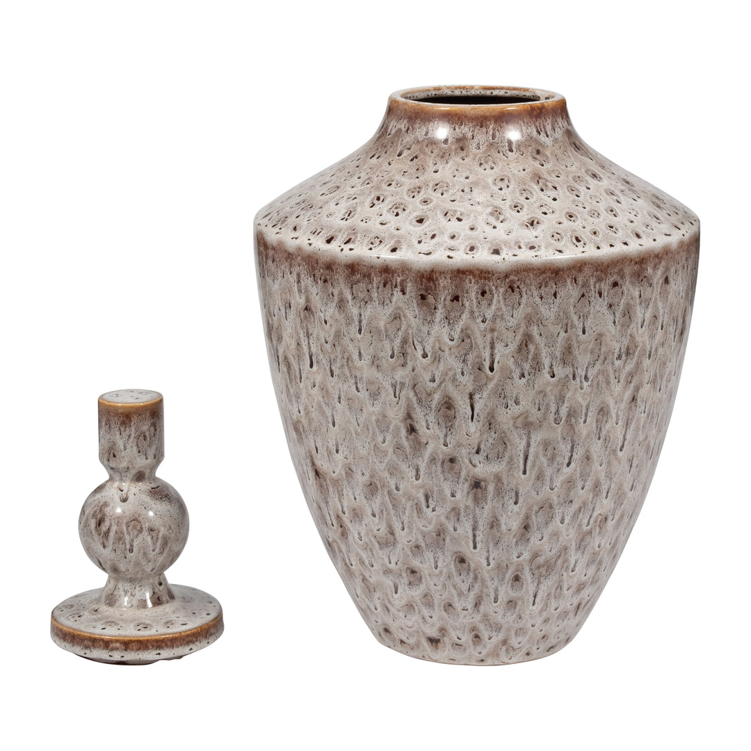 TRUMAN LARGE CERAMIC LIDDED JAR