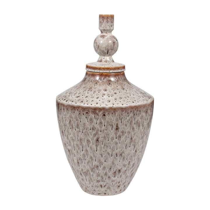 TRUMAN LARGE CERAMIC LIDDED JAR