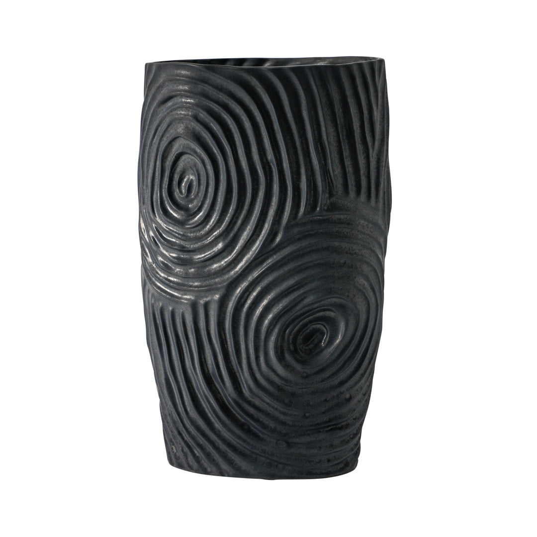 16" SUMATRA LARGE VASE, BLACK