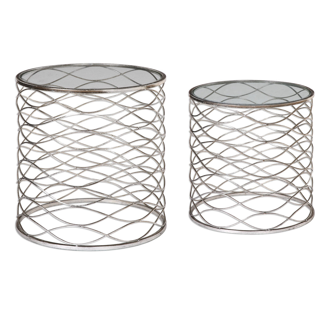 Aidas Iron Cage Accent Table