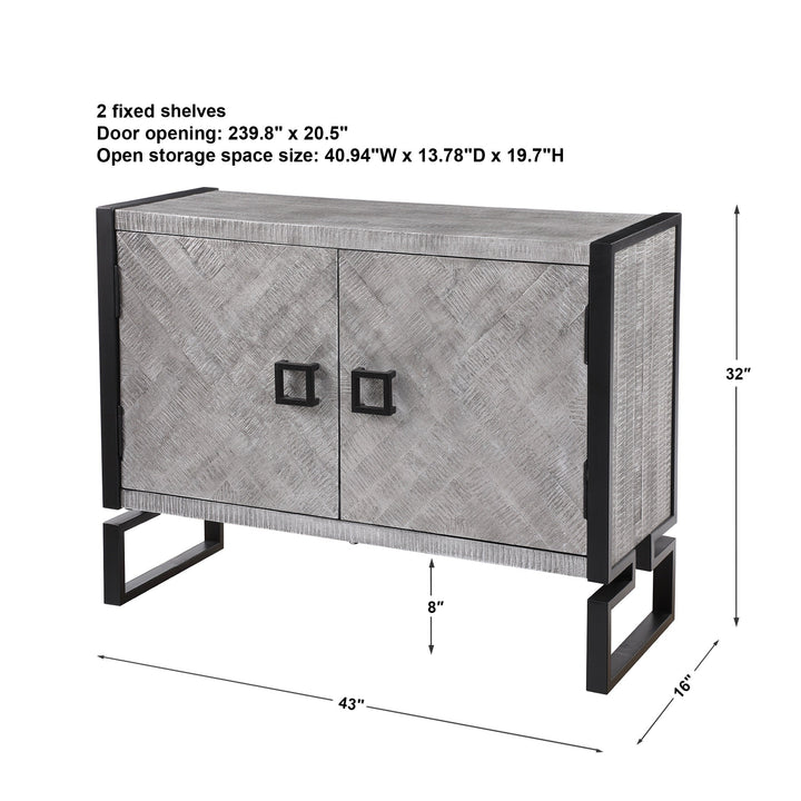 KEYES 2 DOOR CABINET