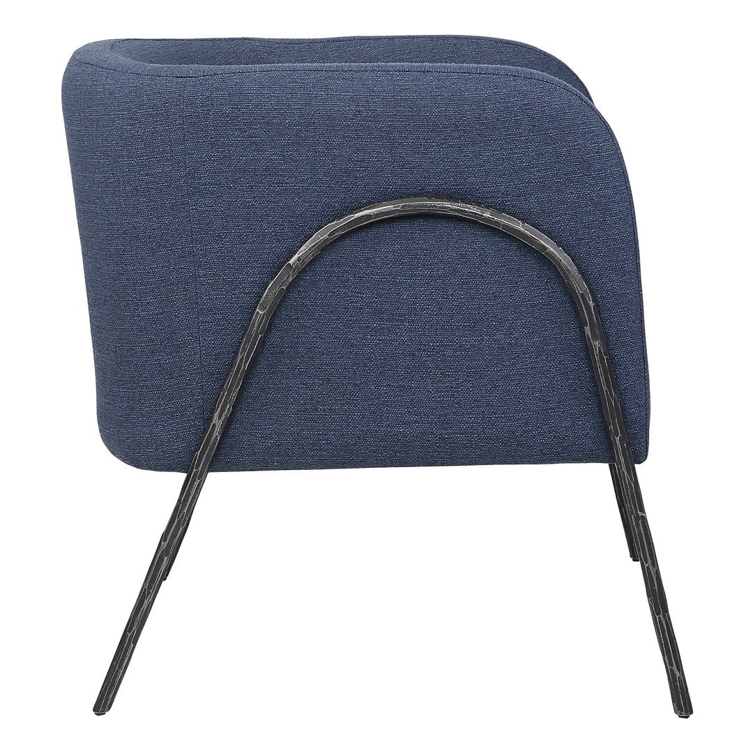 Uttermost Jacobsen Denim Barrel Chair