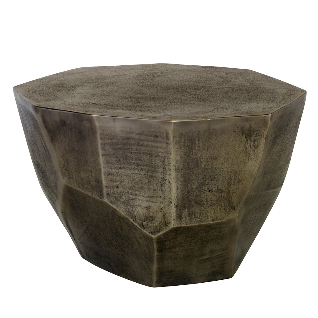 Cathenna Coffee Table - Antiqued Nickel Medium