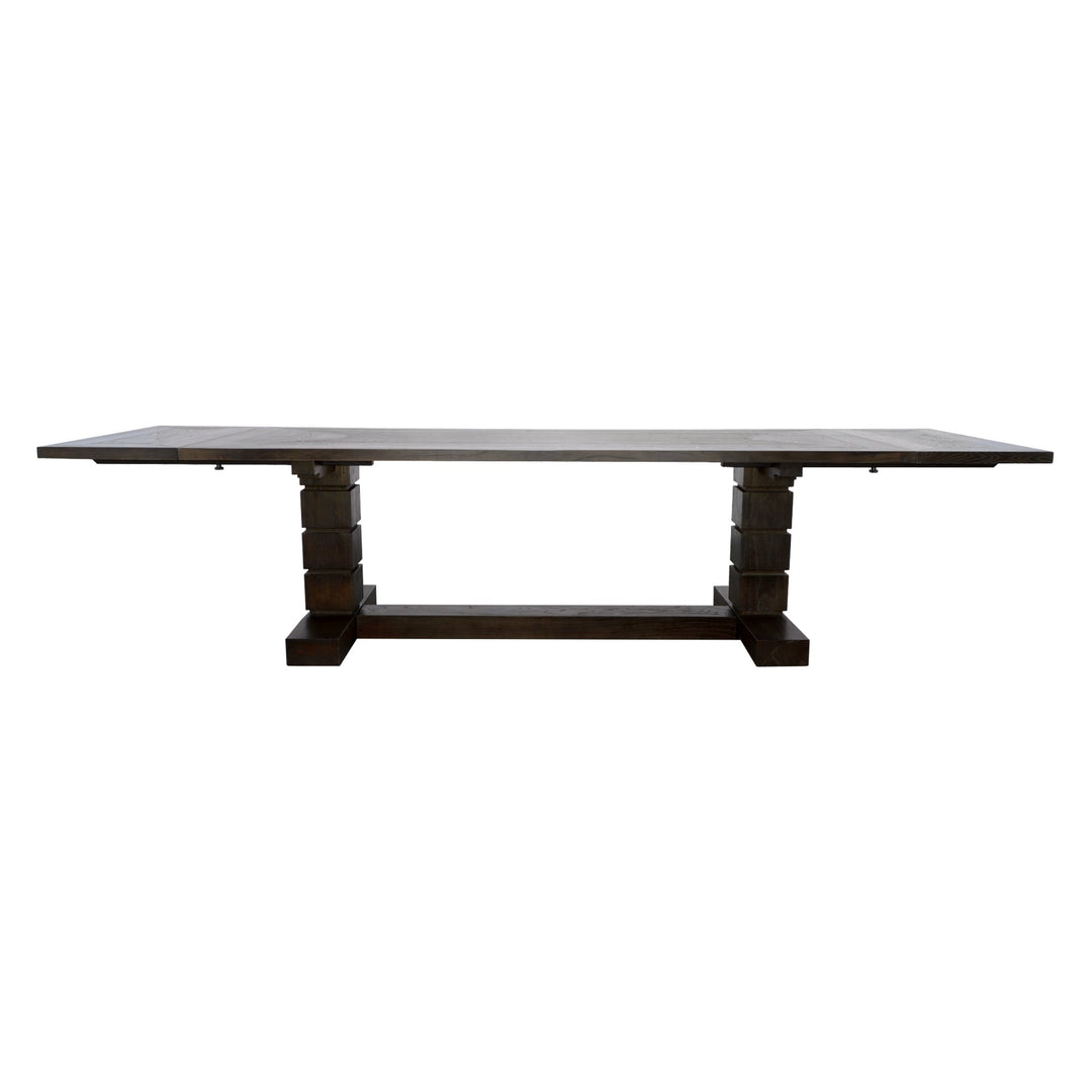 Black Magic Extension Dining Table, 2 CARTONS