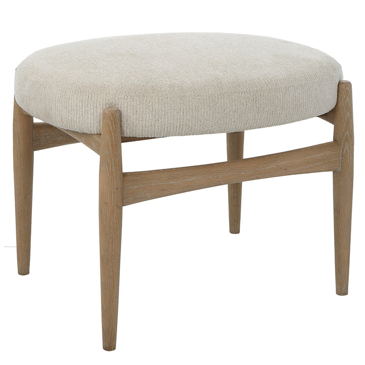 Uttermost Acrobat Off-White Small Bench