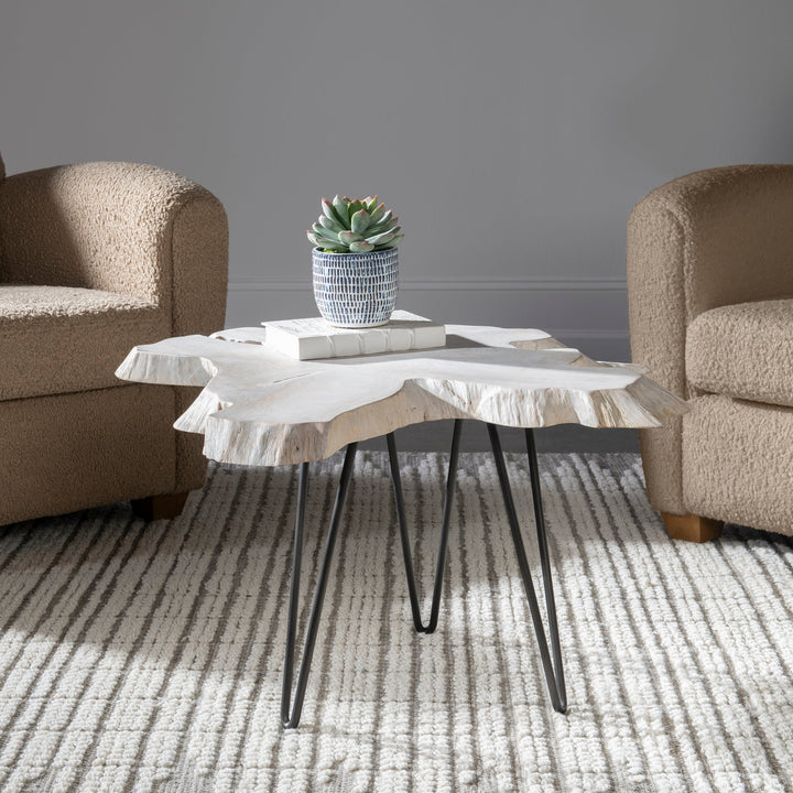 Uttermost Trillium Bleached Teak Coffee Table