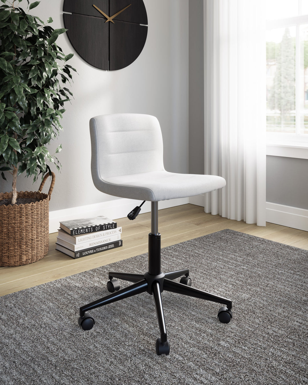 Package 6 Office Desk & Desk Chair with TABLE LAMP