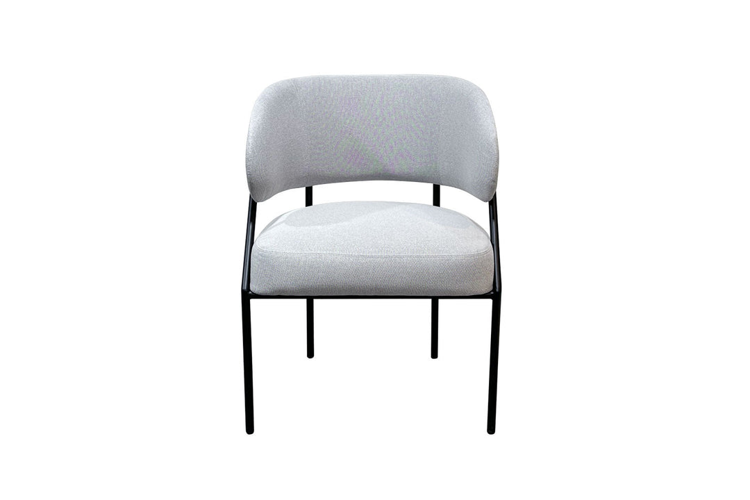 Curve Light Grey Dining chair