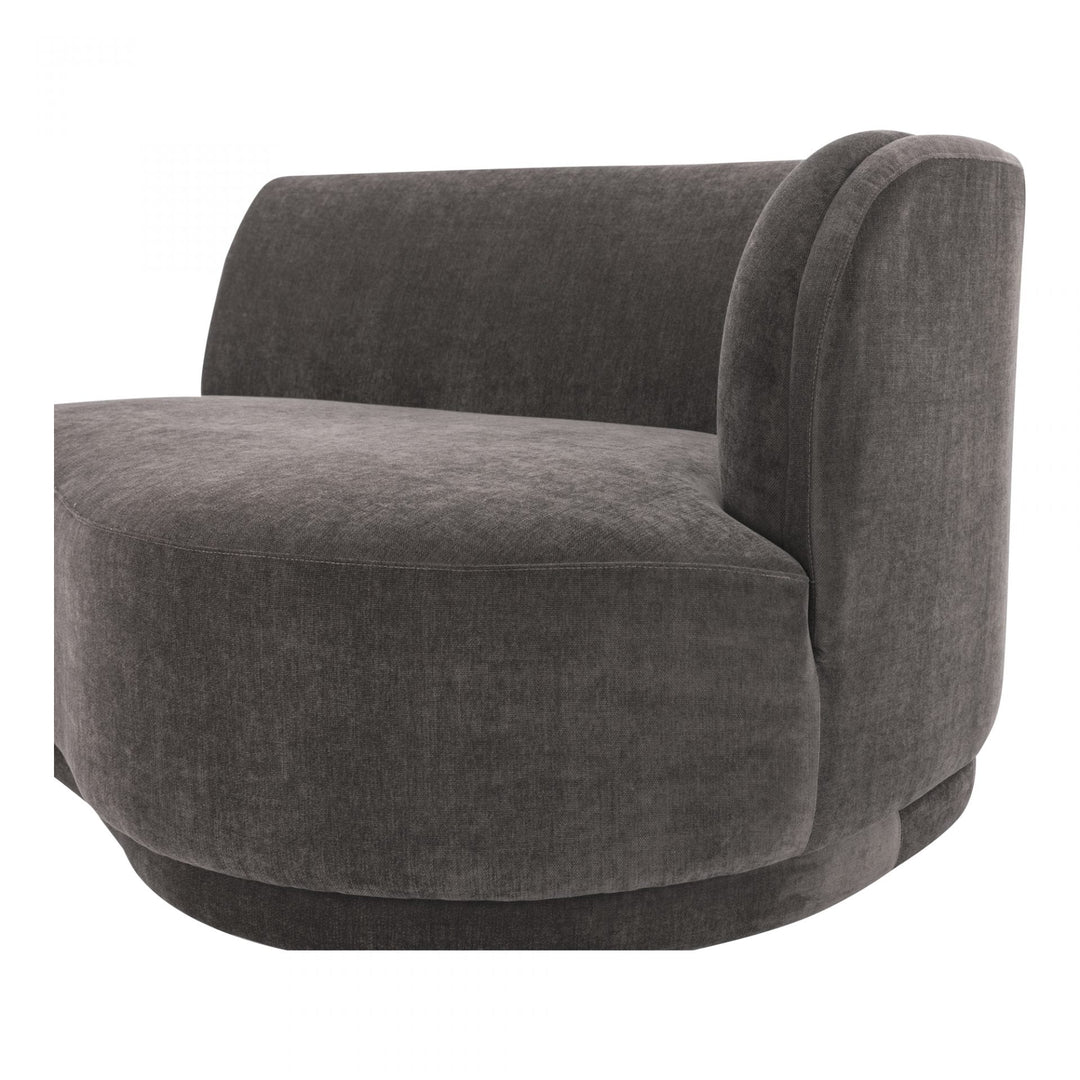 Yoon 2 Seat Sofa Right Anthracite