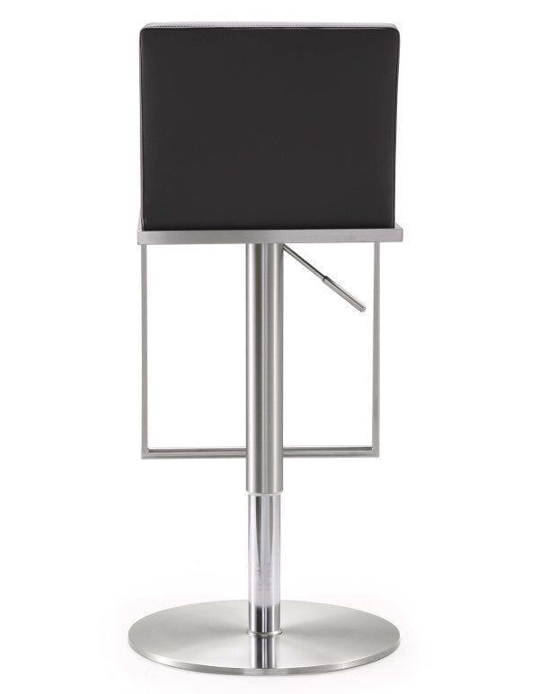 Amalfi Grey Stainless Steel Adjustable Barstool