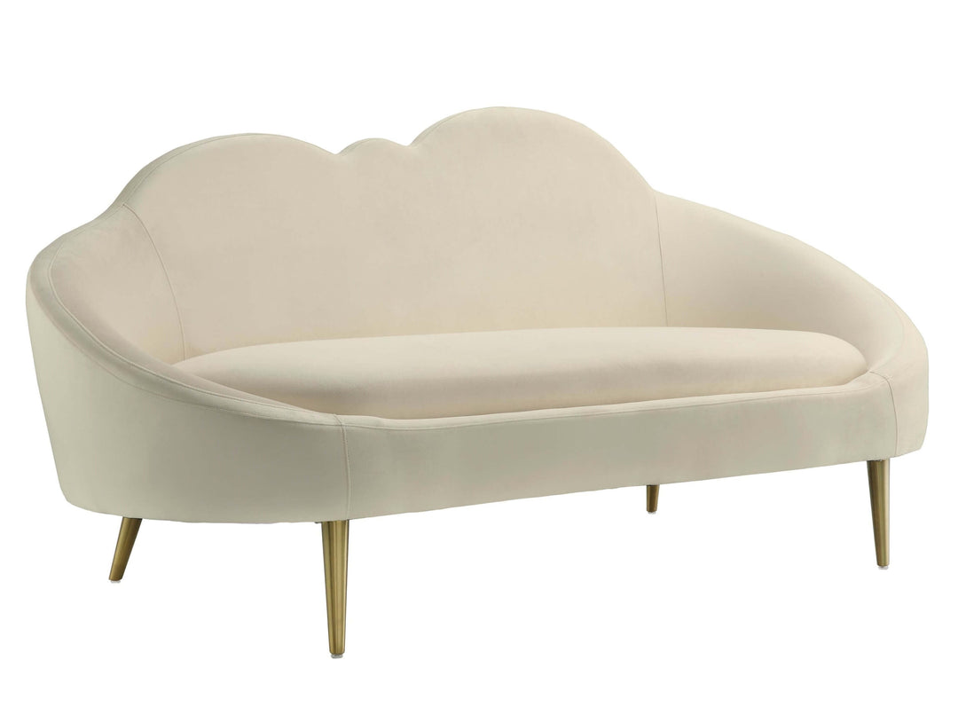 Cloud Cream Velvet Settee