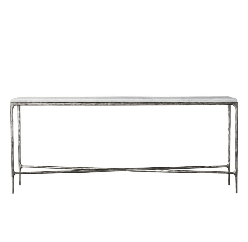 Console Table with Marble Top