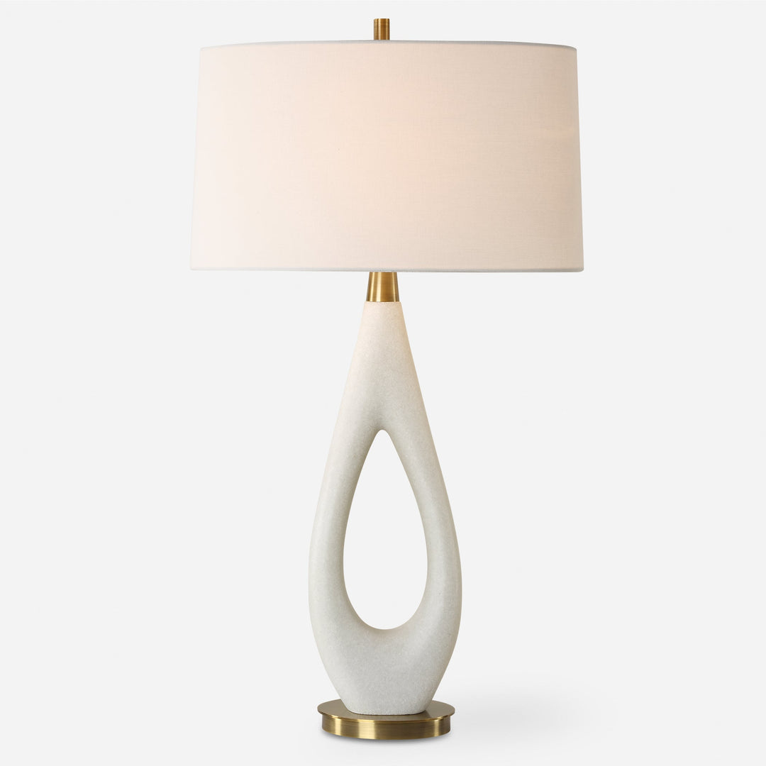 Promenade White Table Lamp