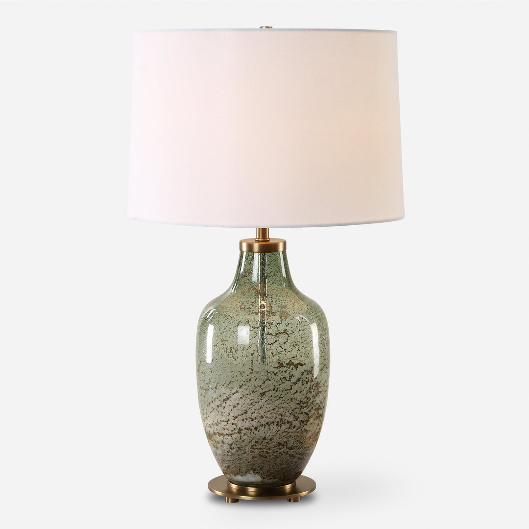 Chianti Olive Glass Table Lamp