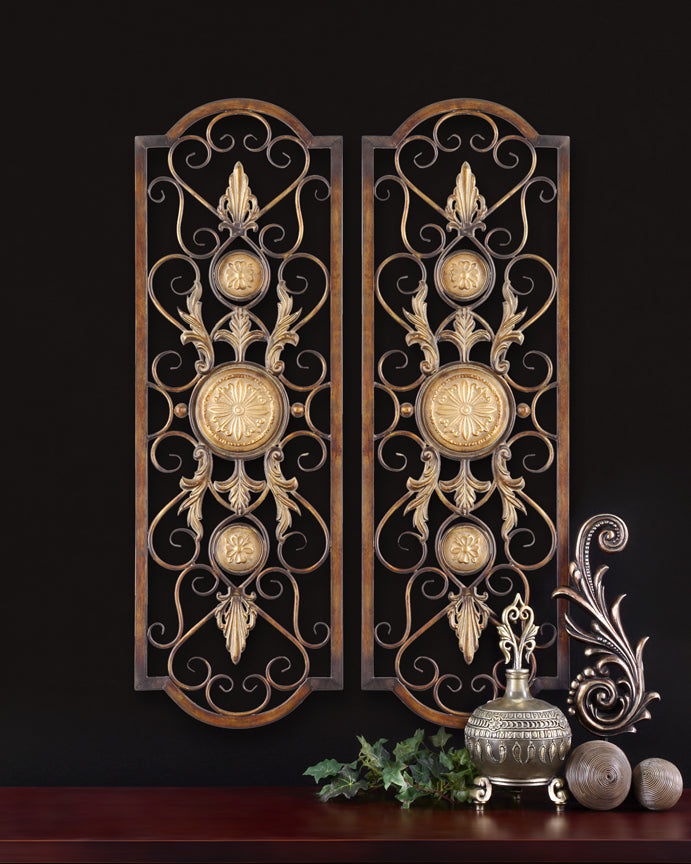 Micayla Metal Wall Panels, S/2