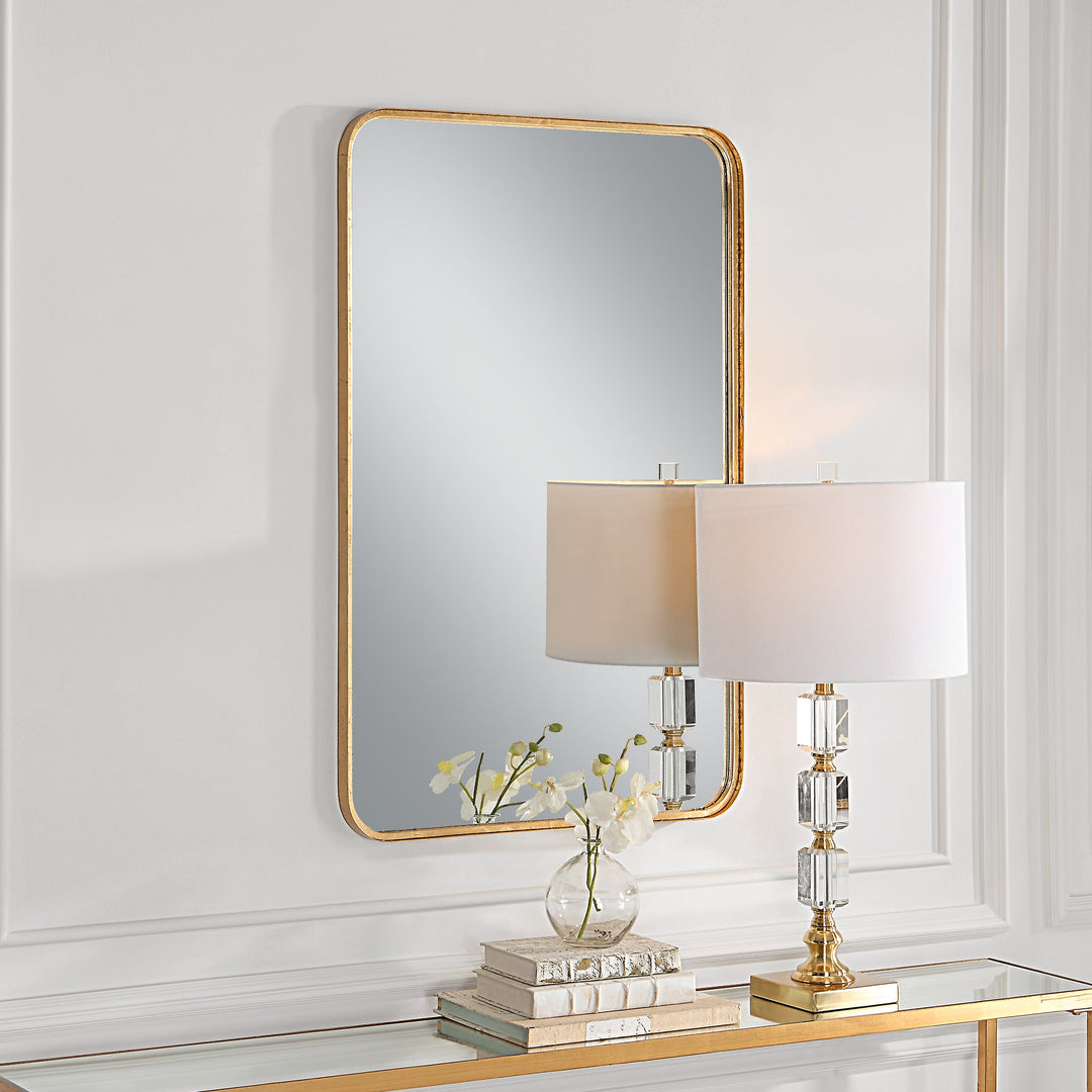 MIRROR , gold , 96 cm