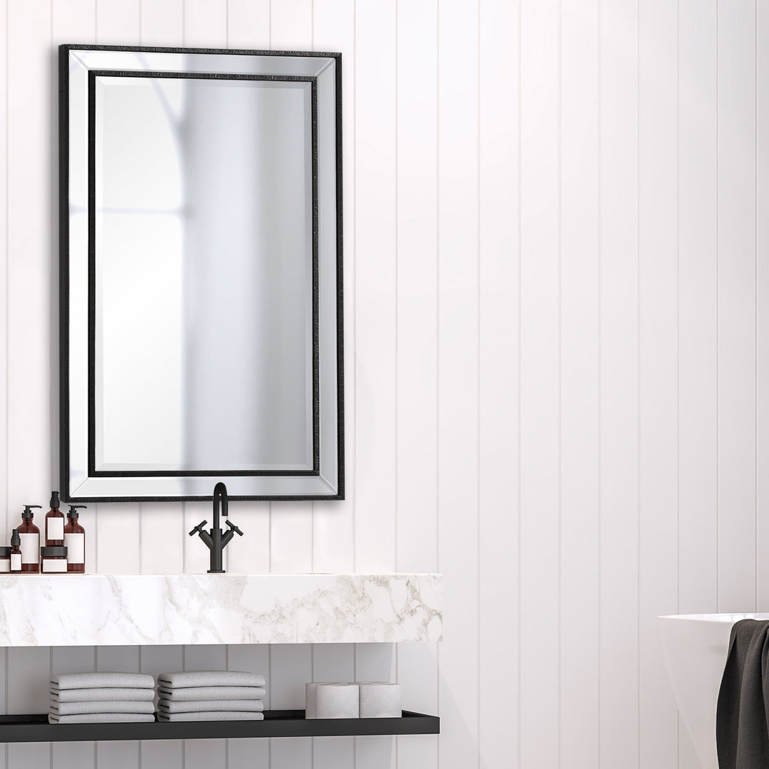 MIRROR,black,101 cm