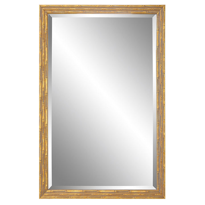 Rectangular mirror, gold