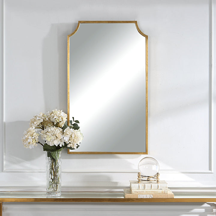 MIRROR , gold , 91 cm