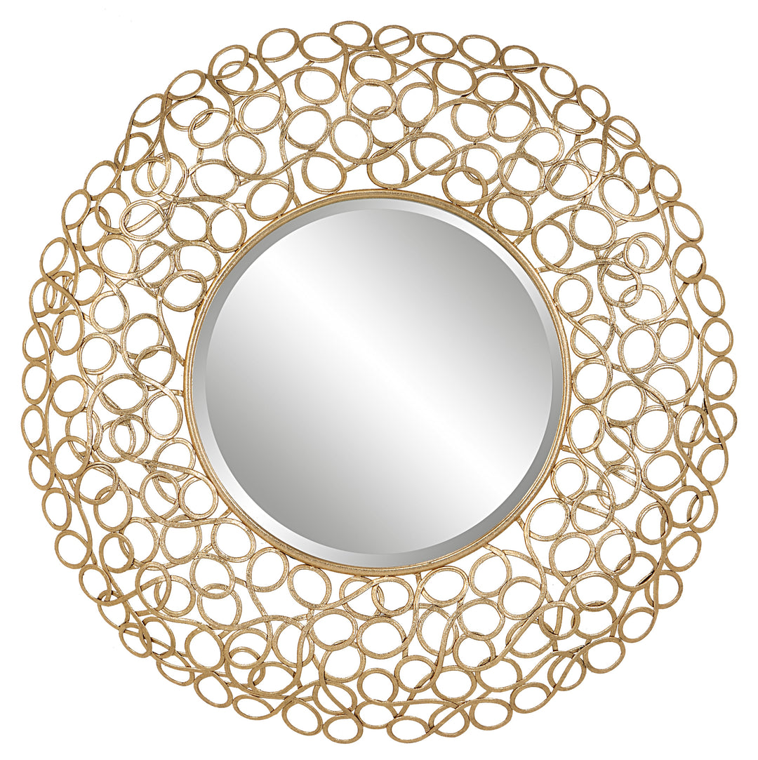 Swirl Round Mirror