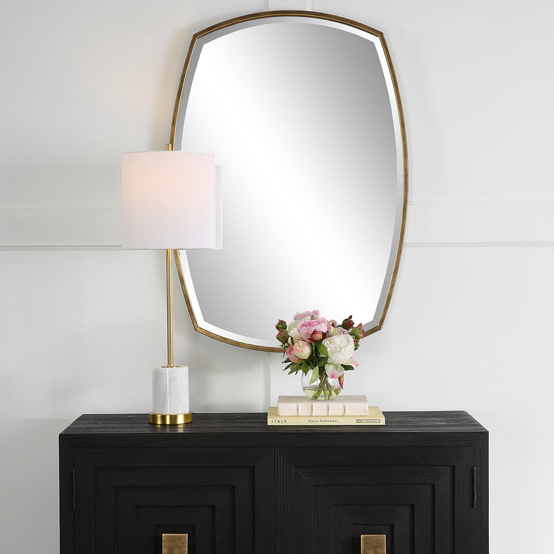 Varenna Aged Gold Vanity Mirror