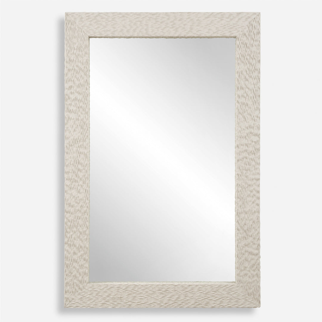 Everett Ivory Stone Mirror