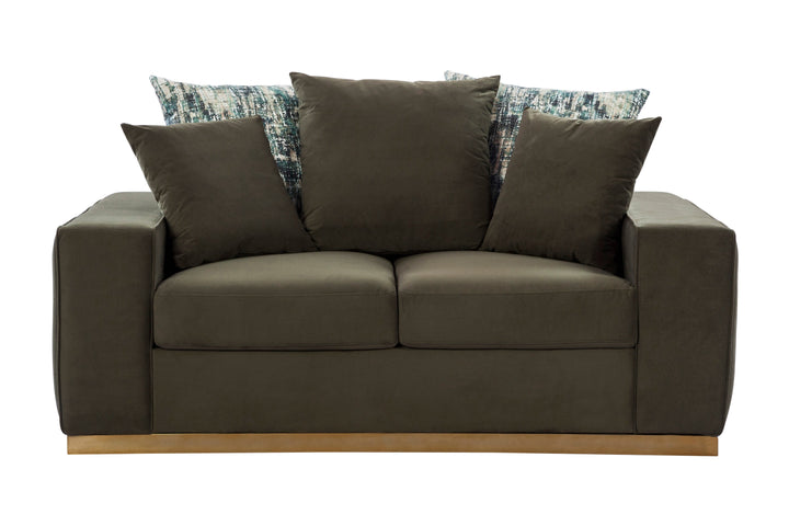 Madison Olive Loveseat (168cm)