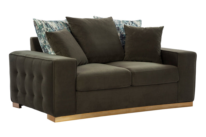 Madison Olive Loveseat (168cm)