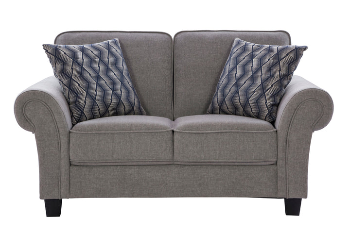 Memphis Grey Loveseat (166cm)