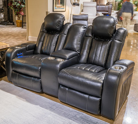 Caveman Den Power Reclining Loveseat with Console (190.5cm)