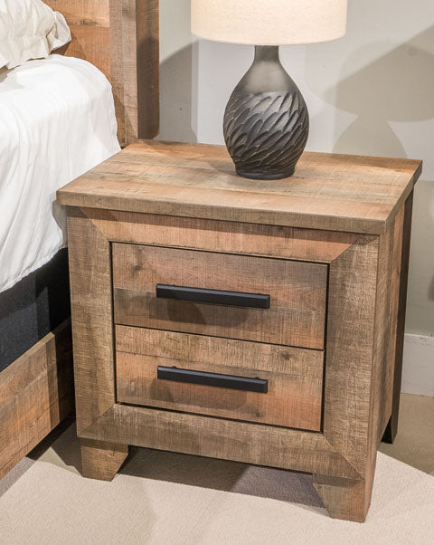 Finaria Two Drawer Night Stand