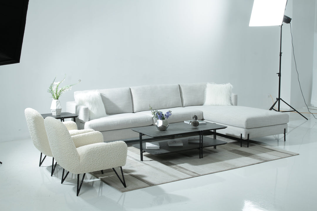 White Corner Sectional