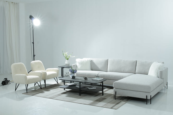 White Corner Sectional