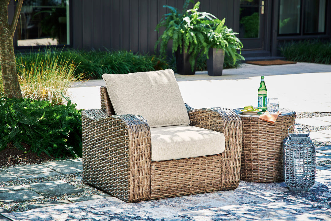 SANDY BLOOM Lounge Chair with Cushion (Set of 2)