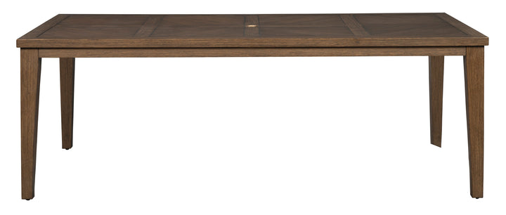 RECT DINING TABLE W/UMB OPT