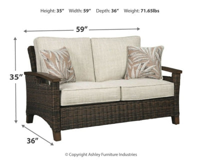 Paradise Trail Loveseat with Cushion (148.59cm)