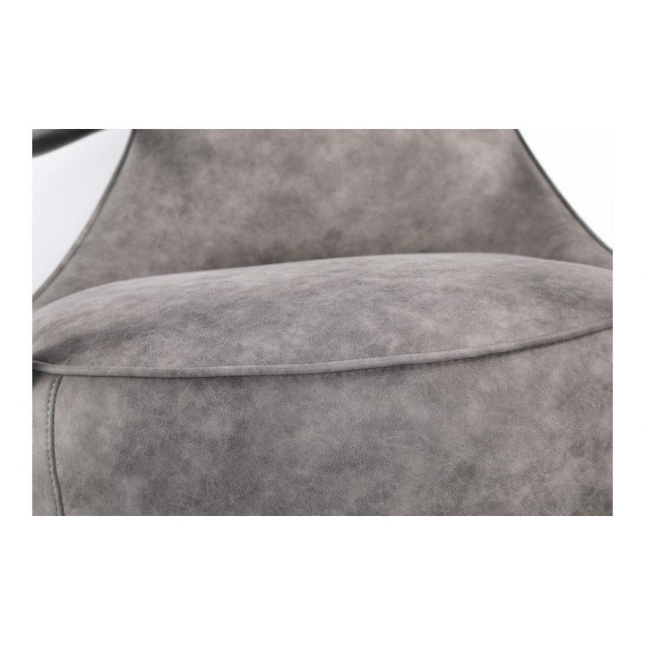 Carlisle Club Chair Grey Velvet