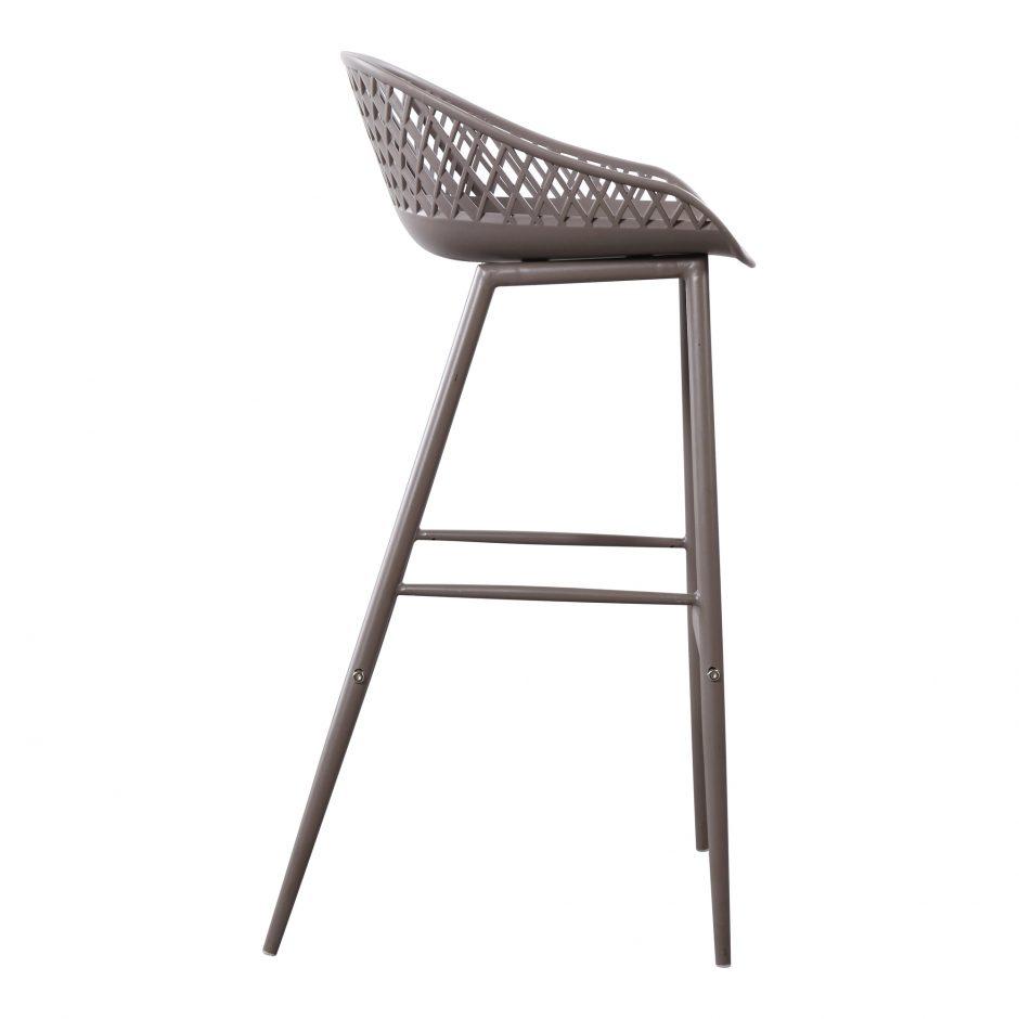 Piazza Outdoor Barstool Grey-M2