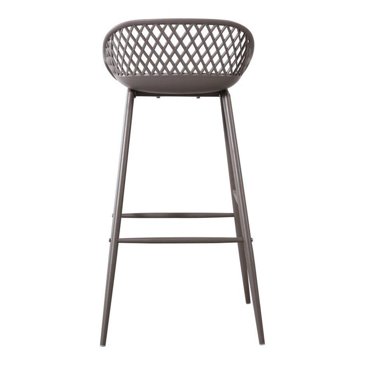 Piazza Outdoor Barstool Grey-M2