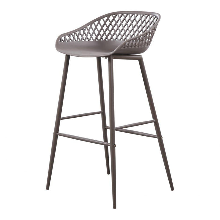 Piazza Outdoor Barstool Grey-M2