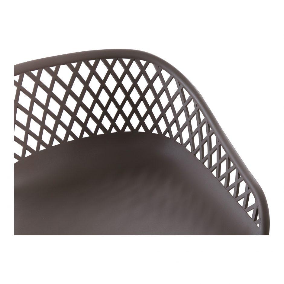 Piazza Outdoor Barstool Grey-M2